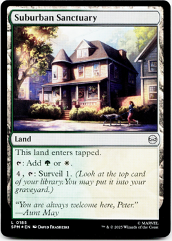 Suburban Sanctuary (FOIL) - [Marvel's Spider-Man] MTG Magic NM/M 🌳⚪ - Image 3
