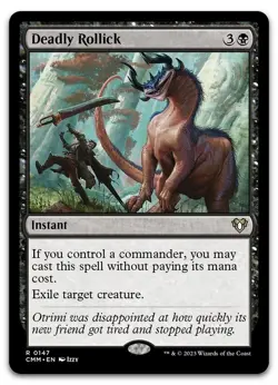 Deadly Rollick #147 (NM) Commander Masters CMM Magic MTG pack fresh - Image 1