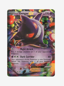 Pokemon TCG: Gengar EX 34/119 XY - Phantom Forces Holo - Image 1