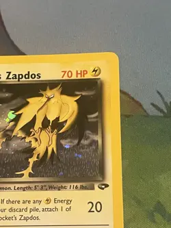 Pokemon TCG Rocket's Zapdos 15/132 Gym Challenge Holo Rare - Image 5