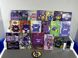Pokemon Gengar Lot Pokemon Lot of 20 Cards and Stickers Gengar Pokemon Lot - Image 1