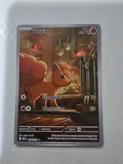 Pokemon Mega Evolution Vulpix IR 138/132 NM Pack Fresh English - In Hand - Image 2