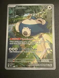 Pokemon 151 Snorlax SVP 051 Scarlet & Violet Promo NM Near Mint - Image 2