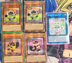 Yugioh Yummy Starlight Rare -Cupsy, Snatchy, Cooky, 2 Lollipop - Image 1