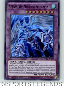 2020 Yugioh Genesis Impact 1st edition Aiwass the Magistus Spell Spirit - Image 1