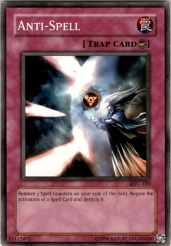 Anti-Spell Common MFC-103 COMMON YuGiOh TCG Card - Image 1