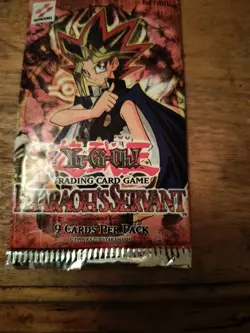 YuGiOh! Pharaoh's Servant 1st Edition Booster Pack Sealed - New - English - Image 2