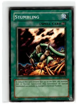 Stumbling Common IOC-035 COMMON YuGiOh TCG Card - Image 1