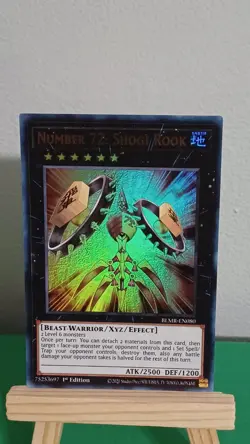 2023 Yugioh Number 72: Shogi Rook BLMR-EN080 Ultra Rare Monstrous Revenge - Image 1