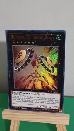 2023 Yugioh Number 72: Shogi Rook BLMR-EN080 Ultra Rare Monstrous Revenge - Image 3
