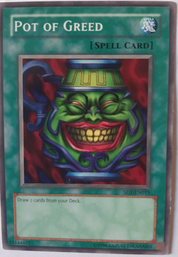 Pot Of Greed - SD1-EN015 Common Yu-Gi-Oh Yugioh TCG Card - Image 1