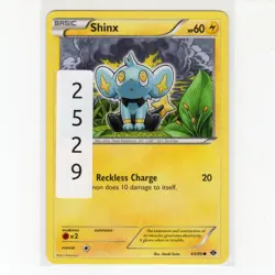 Pokemon TCG Shinx 43/99 BW Next Destinies Regular Common Card EN-LP 2012 - Image 3