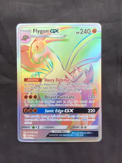 Pokemon Cards: Cosmic Eclipse Secret Rare: Flygon GX 256/236 - Image 1