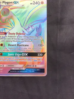 Pokemon Cards: Cosmic Eclipse Secret Rare: Flygon GX 256/236 - Image 4