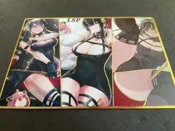 Goddess Story Gold METAL Card - Serial Number #037/200! - Anime Bikini Yor Spy - Image 3