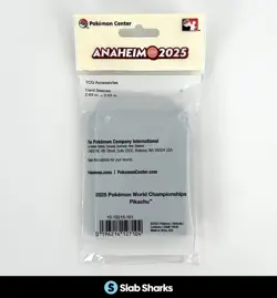 POKEMON CENTER WORLD CHAMPIONSHIPS EXCLUSIVE 65 CARD SLEEVES PIKACHU - Image 2