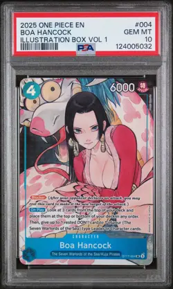 Boa Hancock Illustration Box Vol.1 ST17-004 One Piece Promo Cards Foil PSA 10 JL - Image 1