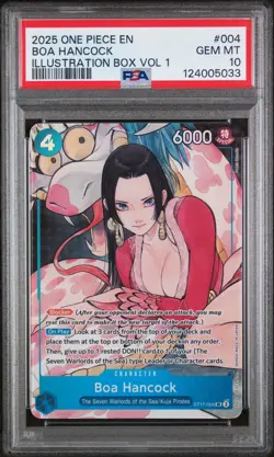 Boa Hancock Illustration Box Vol.1 ST17-004 One Piece Promo Cards Foil PSA 10 JL - Image 3