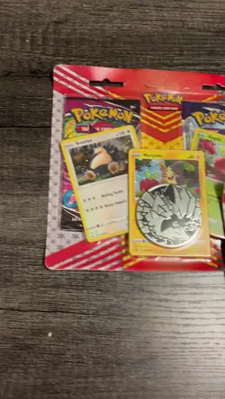Pokemon TCG: Snorlax, Morpeko & Applin Cards with 2 Booster Packs & Coin (2x) 820650809842 - Image 2