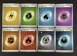 151 Reverse Holo Energy Set Of 8 Scarlet & Violet 151 Set Pokemon Cards NM/M - Image 1