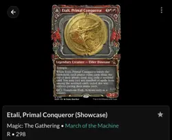 MTG Etali, Primal Conqueror Showcase Edition, March of the Machine, Regular Card - Image 2