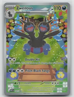 Pokemon Card Zweilous Illustration Rare SV: White Flare 147/086 NM - Image 1