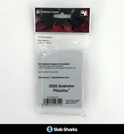 POKEMON CENTER WORLD CHAMPIONSHIPS EXCLUSIVE 65 CARD SLEEVES PIKACHU ANAHEIM - Image 2