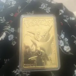 Pokemon Pikachu 23k Gold Plated Trading Card 1999 Limited Edition - Image 1