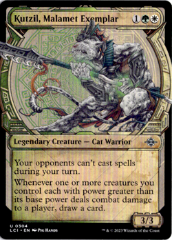 Kutzil, Malamet Exemplar (Showcase) U Normal The Lost Caverns of Ixalan 304 NM - Image 1
