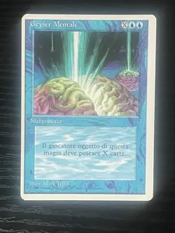 Magic MTG Italian Revised Braingeyser Artist Proof Near Mint - 50 Exist! - Image 1