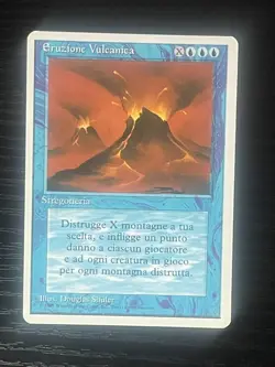 Magic MTG Italian Revised Volcanic Eruption Artist Proof Near Mint - 50 Exist! - Image 1