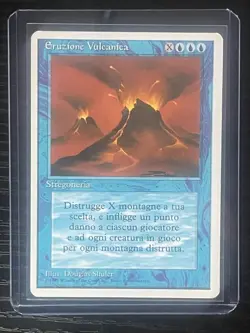 Magic MTG Italian Revised Volcanic Eruption Artist Proof Near Mint - 50 Exist! - Image 3