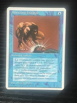 Magic MTG Italian Revised Unstable Mutation Artist Proof Near Mint - 50 Exist! - Image 1