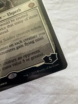 Magic The Gathering Elspeth, Storm Slayer TDM 0011 w/ Top Loader - Image 3