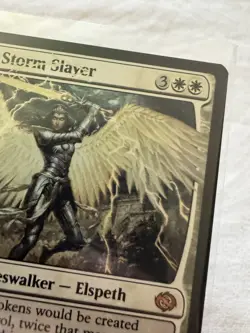 Magic The Gathering Elspeth, Storm Slayer TDM 0011 w/ Top Loader - Image 4