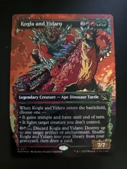 Kogla and Yidaro NM FOIL SHOWCASE March of the Machine MTG FREE SHIPPING - Image 1