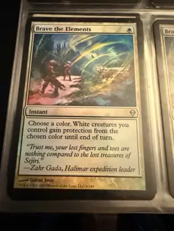 Brave the Elements Zendikar FOIL - Image 1