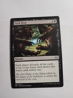 Dark Deal (from Fate Reforged) x1 MTG ENGLISH Rare -- Check My Store! - Image 1