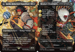 x1 Jecht, Reluctant Guardian // Braska's Final Aeon - Borderless R MTG Final Fan - Image 1