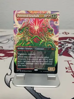 Pyrewood Gearhulk (Borderless) Aetherdrift Regular #352 MTG Near Mint Mythic - Image 1