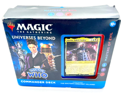 Magic The Gathering Universes Beyond Doctor WHO Masters Of Evil Commander Deck - Image 1