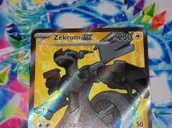 Zekrom ex Full Art 158/086 Pokemon TCG Black Bolt NM English - Image 2