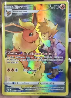 Pokemon - Flareon - TG01/TG30 - Brilliant Stars - Ultra Rare - NM - Image 1