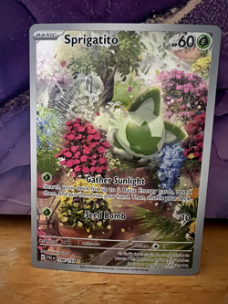 Sprigatito 196/193 Illustration Rare | Pokemon TCG PAL Paldea Evolved | NM - Image 1
