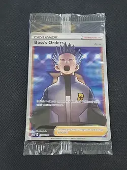 Pokemon Sword & Shield "Boss's Orders" SWSH 251 / Black Star Promo / Sealed NM - Image 1