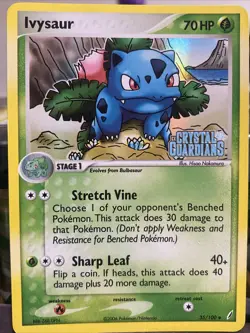 Pokemon TCG Ivysaur 35/100 Crystal Guardians Reverse Holo - Image 1