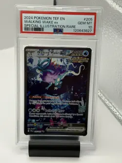 2024 Pokemon Walking Wake ex SIR Temporal Forces 205/162 PSA 10 GEM MINT - Image 1