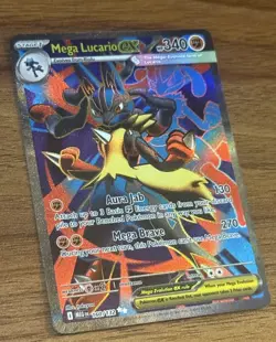 Pokemon TCG Mega Lucario EX 160/132 Ultra Rare Holo NM Mega Evolutions Full Art - Image 3