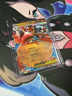 Mega Lucario Ex 077/132 Mega Evolutions Pokemon tcg Near Mint - Image 2