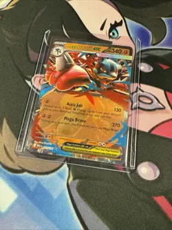 Mega Lucario Ex 077/132 Mega Evolutions Pokemon tcg Near Mint - Image 3